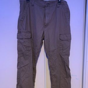 Wrangler Mens Relaxed Fit Cargo Pants 36x30 Brown